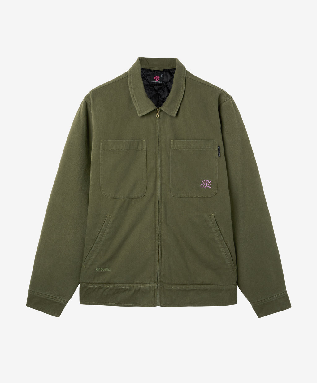 ANTIWORKWEAR PADDED JACKET WASHED OLIVE