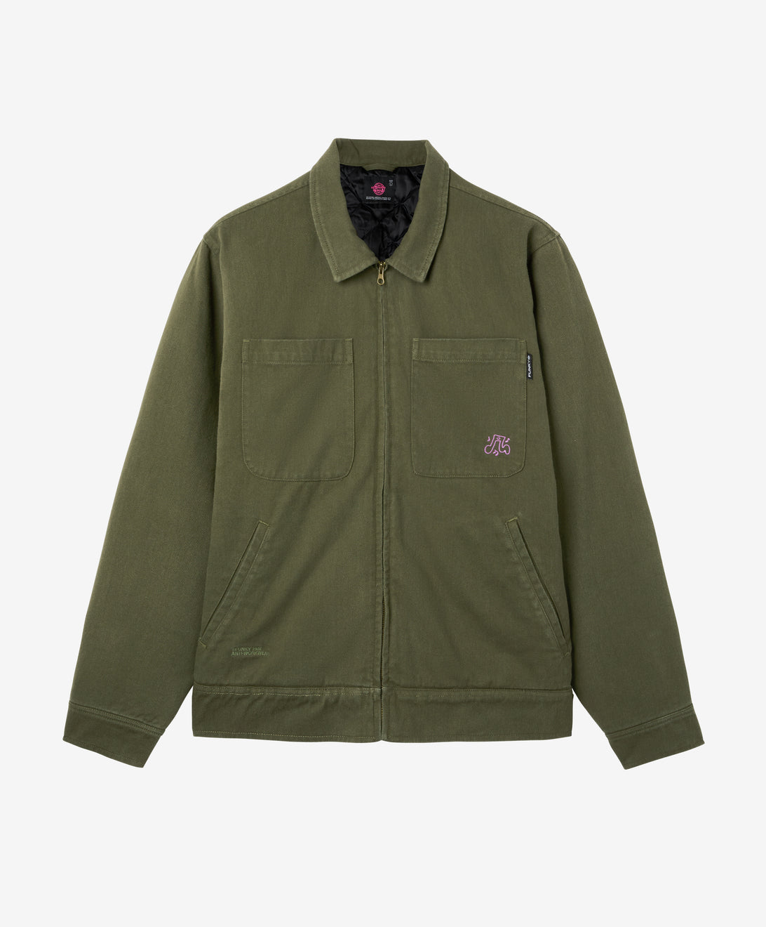 ANTIWORKWEAR PADDED JACKET WASHED OLIVE