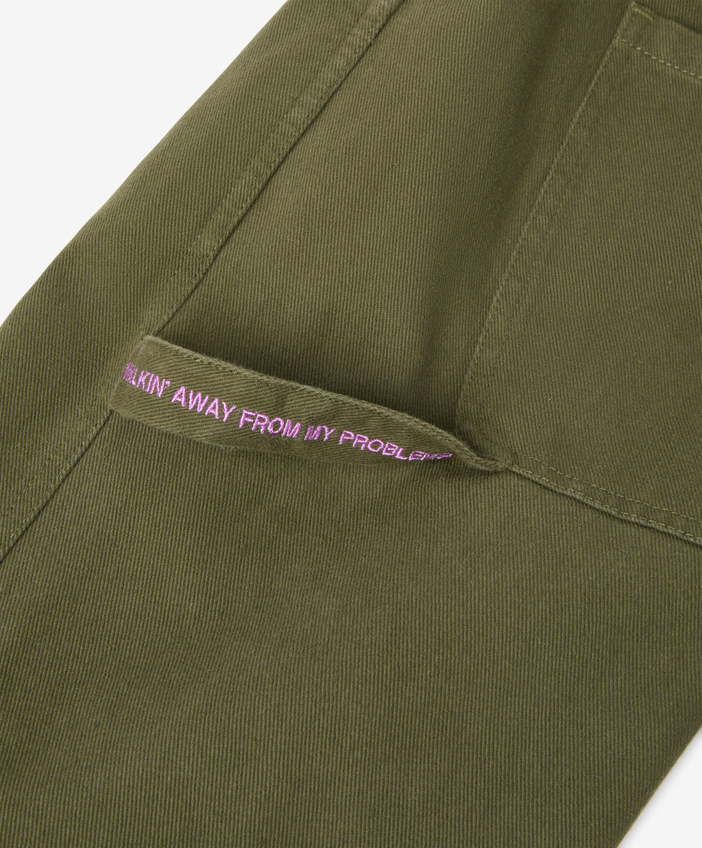 ANTIWORKWEAR TROUSERS WASHED OLIVE