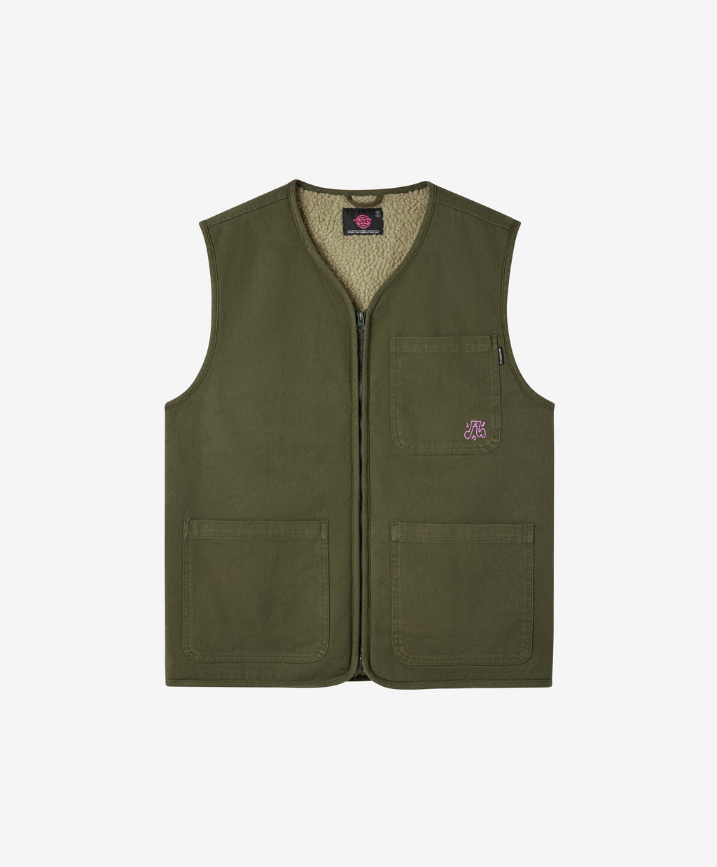 ANTIWORKWEAR VEST WASHED OLIVE