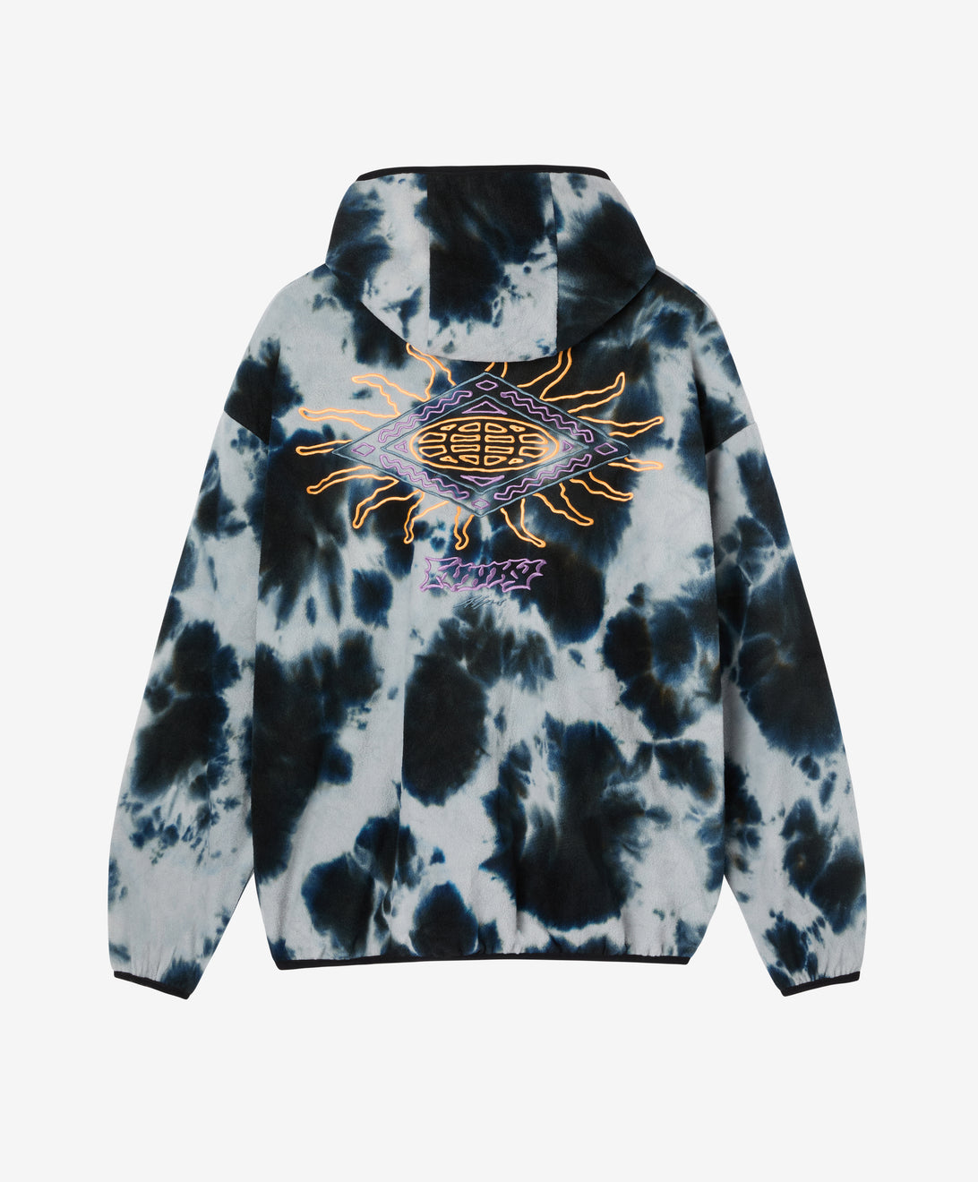 BEAM HOODED FLEECE TIEDYE