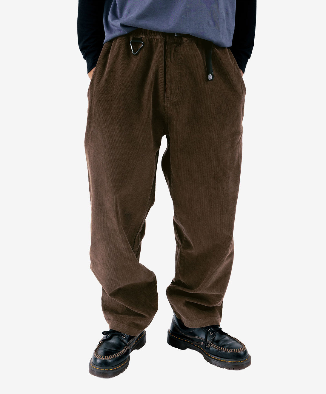 ULTRA CORDUROY TROUSERS WASHED BROWN