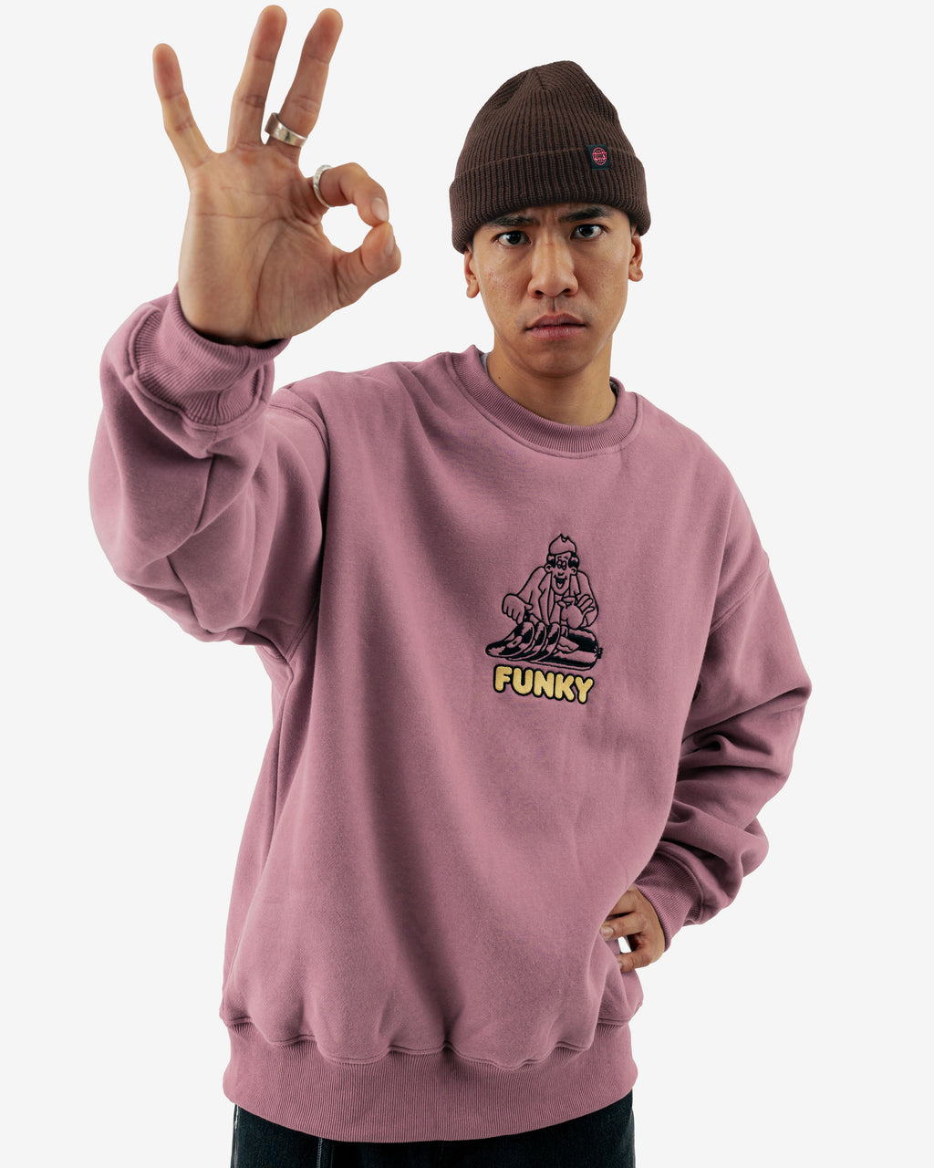 DISCHIFRESCHI CREWNECK GRAPE