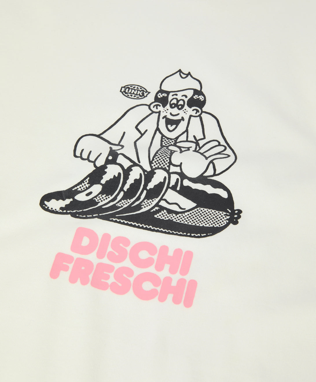 DISCHIFRESCHI TEE OFF WHITE