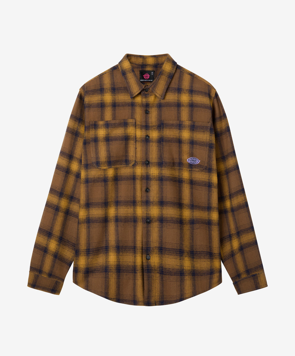 FLANNEL SHIRT BROWN