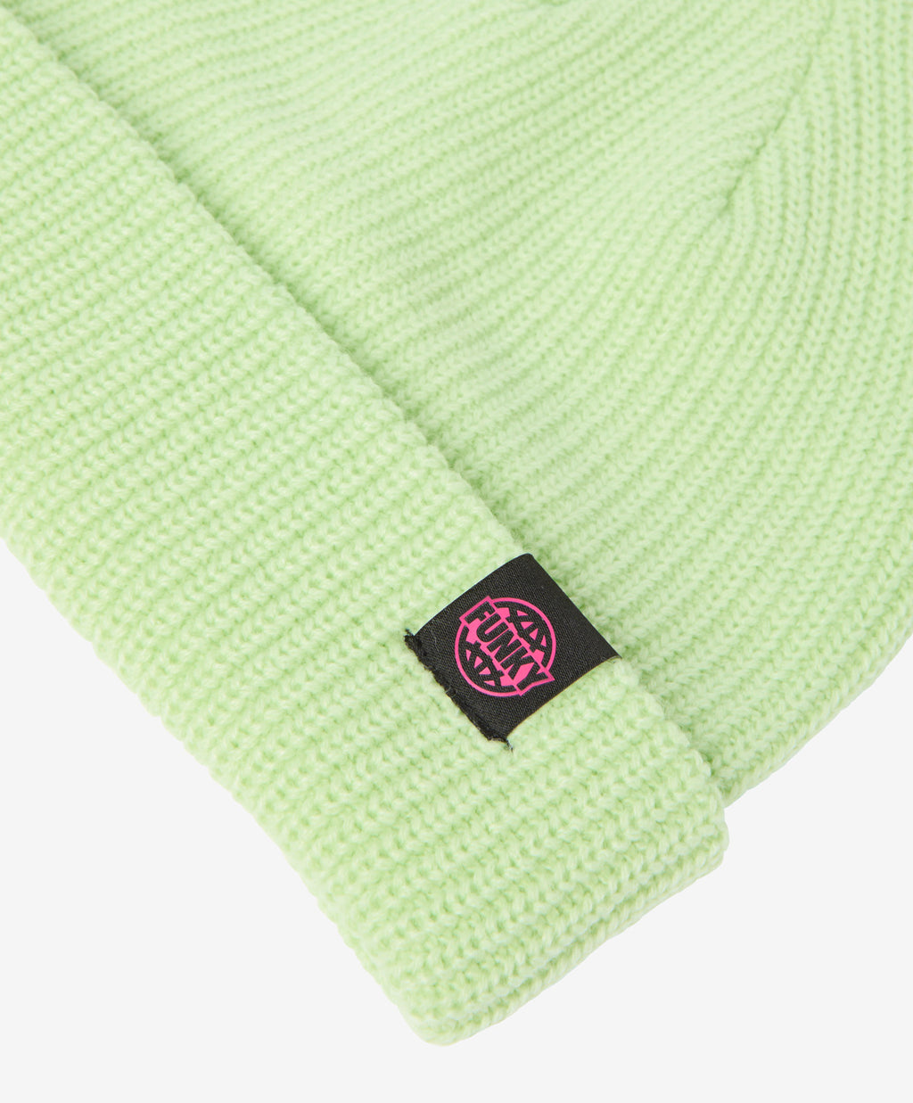 LOGO SHORT BEANIE MATCHA