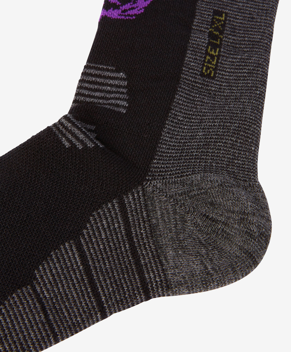 ROOTS SNOWBOARD SOCKS OLIVE/PURPLE