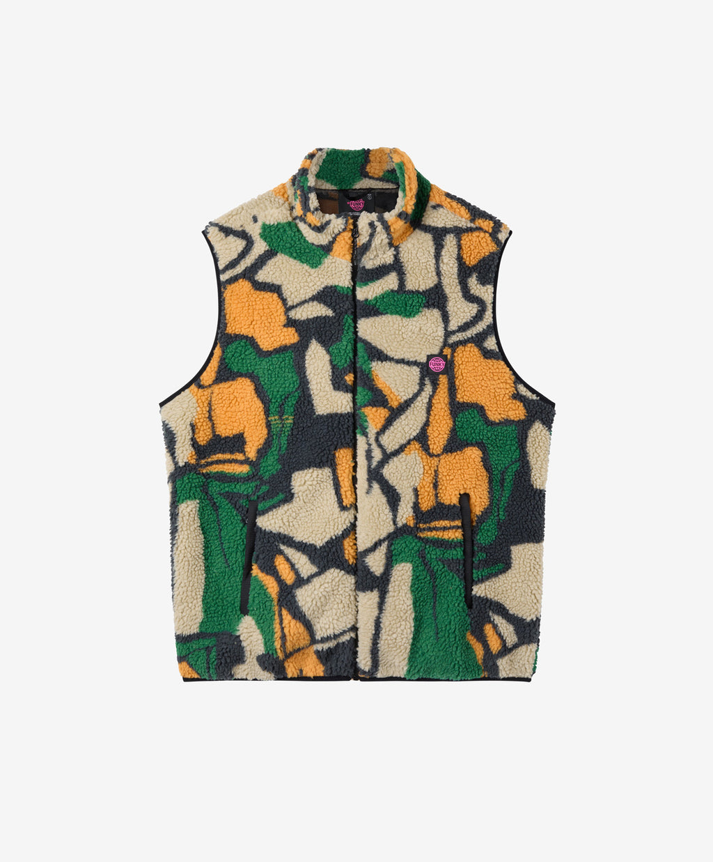 GROG SHERPA VEST GREEN MULTI