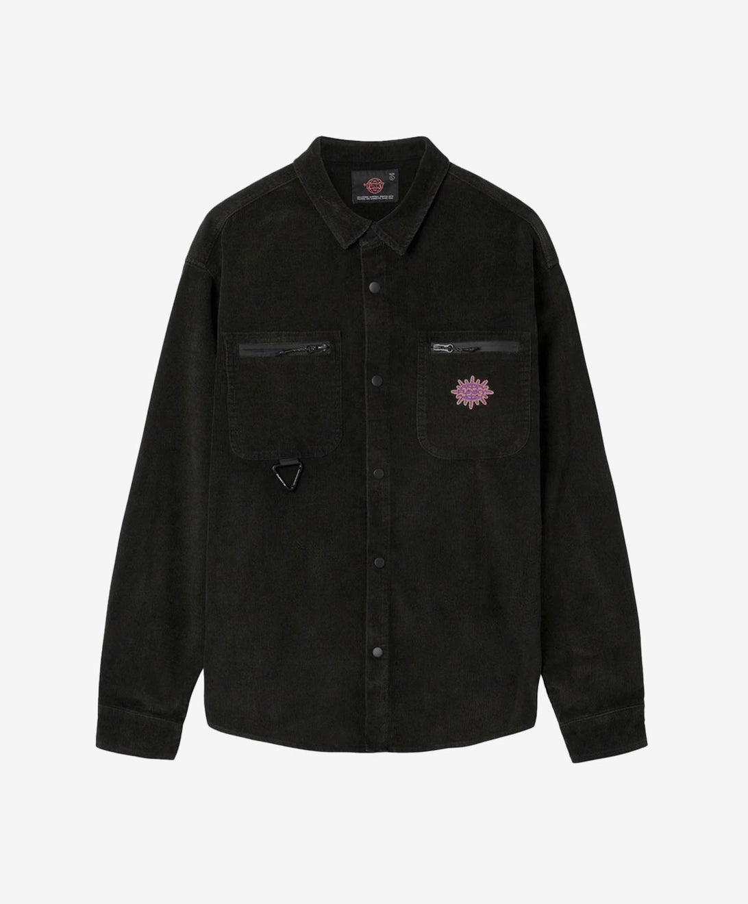 ULTRA CORDUROY SHIRT WASHED BLACK